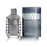 Guess Dare for Men bottle front view, sleek design for daily wear.