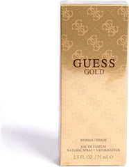 GUESS Gold for Women EDP notes close-up, featuring mandarin, apple, pineapple