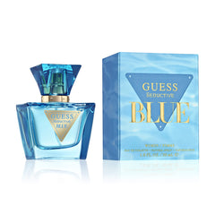 GUESS Seductive Blue bottle front view, long-lasting fragrance for day-to-night wear