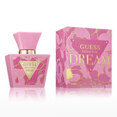 GUESS Seductive Dream bottle-front reveals an elegant floral fruity amber profile for evening wear