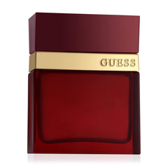Close-up of GUESS Seductive Red cap and spray mechanism for easy use.