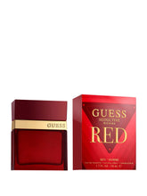 GUESS Seductive Red bottle close-up for a bold evening scent.