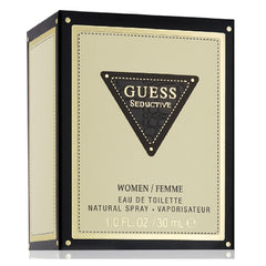 GUESS Seductive cap detail emphasizes premium craftsmanship and luxury.