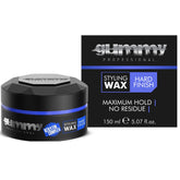 Gummy Hard Finish Hair Wax jar for maximum hold with a clean, residue-free look.