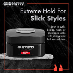 Gummy Professional Hair Gel defines curls with natural shine and touchable finish.