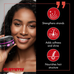 Water-based wax formula from Gummy for light, non-greasy control