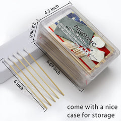 Guntechkit pure cotton tips offer gentle, lint-free precision for small applications.