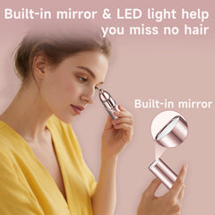 Gurelax LED light illuminates fine hairs for better grooming results.