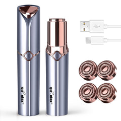 GURELAX Face Hair Remover device for painless facial grooming on cheeks and upper lip