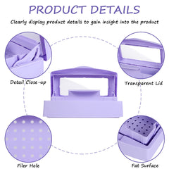 Gusnilo durable material keeps the sterilization tray strong and leak-proof.