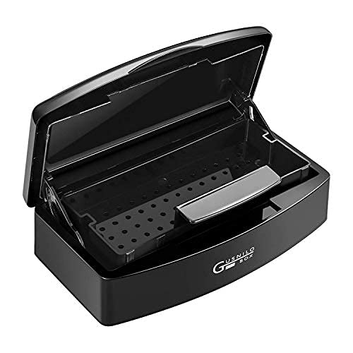 Gusnilo nail tool sterilizer box front view keeps tools clean and organized