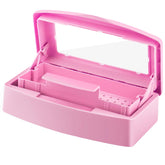 Gusnilo nail tool sterilizer box with transparent lid for easy observation of disinfection status.
