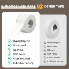 guuooge lash tape tear-by-hand design for quick in-size customization