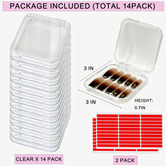 GUXACU diseño transparente muestra las uñas sin abrir para decisión rápida.