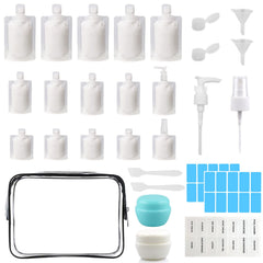 GUXACU travel pouch 30ml set for compact, leak-proof packing on the go.