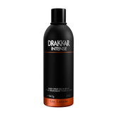 Guy Laroche Drakkar Intense bottle close-up, premium masculine branding.