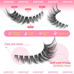 GVEFETIEE d-curl lashes lift and shape the outer eye.