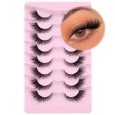 GVEFETIEE Fox Eye Lashes with wispy natural look for everyday glamour.