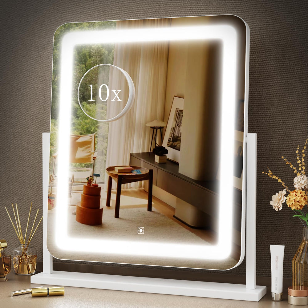 Gvnkvn vanity mirror with lights provides bright, even illumination for detailed makeup