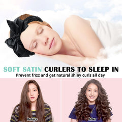 Gwabee 70-inch satin curl rod for long hair and no-heat styling.