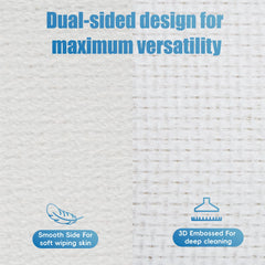 GWT toallas faciales desechables absorbentes, limpieza rápida y eficiente.