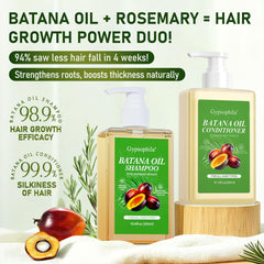 Gypsophila Batana Oil Shampoo foam demonstrates rich lather for cleansing and refreshment.
