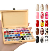 GZIXBDA sponge mini paint patting palette for precise nail art application.