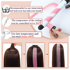 GZVIS high-temperature synthetic fibers allow curling or straightening for versatile looks