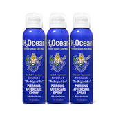 H2Ocean piercing aftercare spray 360-degree bottle for easy touchless application.