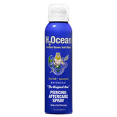 H2Ocean Piercing Aftercare Spray bottle shown for convenient on-the-go cleansing.