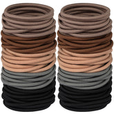 Bandas elásticas Hageolan multicolor para cabello, 120 unidades, listas para uso diario sin daño.