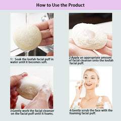 Haikuluo 3.2-inch circular exfoliator ideal for facial cleansing.