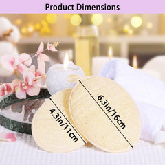 Haikuluo dual-sided loofah for deep cleansing and gentle facial care.