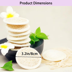 Haikuluo dual-sided loofah surface with texture and soft back.