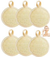 Haikuluo natural loofah face scrubber pack for daily cleansing.