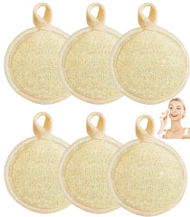 Haikuluo natural loofah face scrubber pack for daily cleansing.