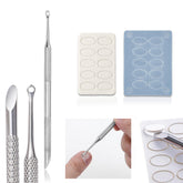 HaimiLiya cuticle pusher dual-ended for precise cuticle care at home.