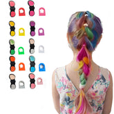 HAIOLORPRO hair chalk set with 10 colors for vibrant, washable color on all hair.