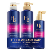 Hair Biology volumizing shampoo bottle for weightless cleansing and volume.