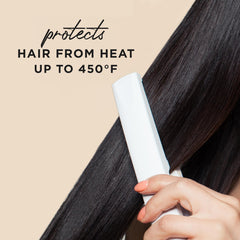 Etiqueta Hair Food 450°F protección para cabello protegido