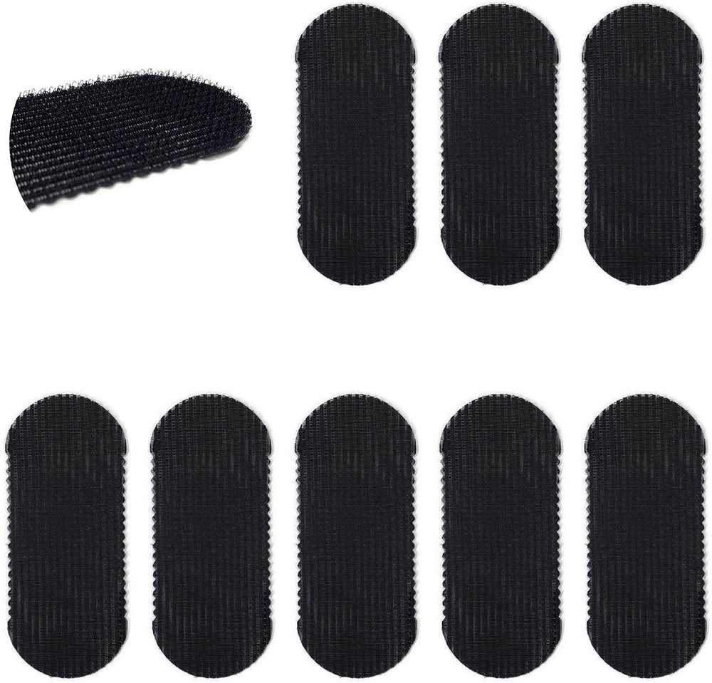 Hair Grippers bundle pack eight black clips for secure hair control in salons.
