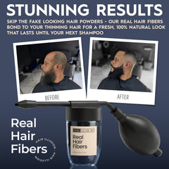 Hair Illusion round sprayer mode for broad coverage on larger areas.