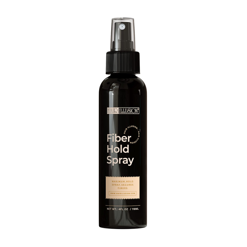 Hair Illusion, botella de 4 oz para fijación duradera de fibras capilares.