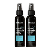 Hair Illusion water-resistant spray bottle for everyday styling and rain-ready confidence.