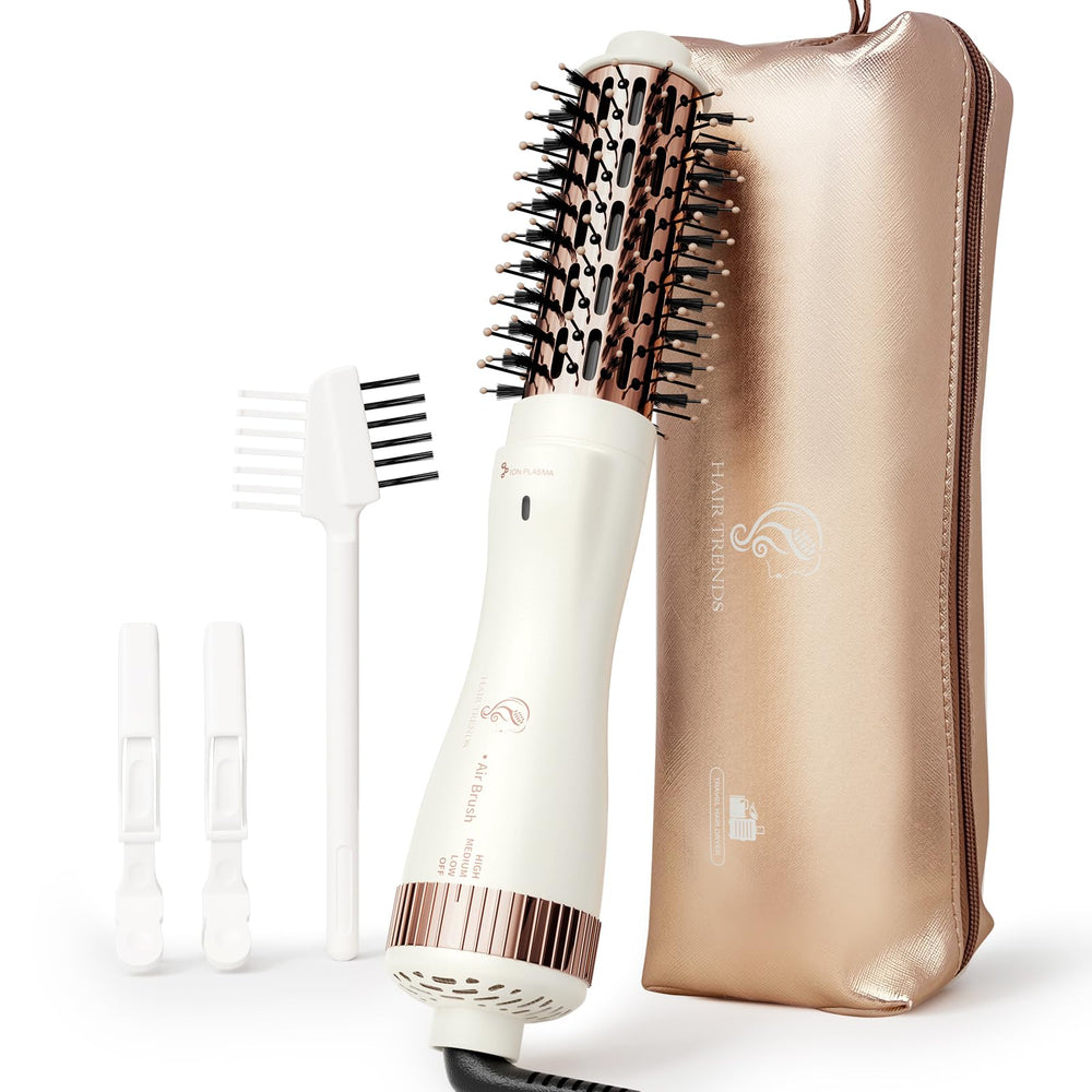 Hair Trends 1.5 inch barrel brush dryer for sleek, smooth styling