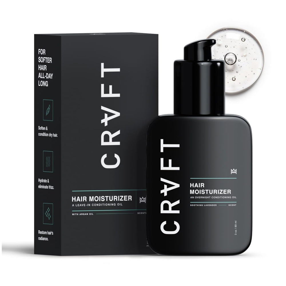 Hair Craft Co. CRVFT Condicionador Diario para Hombres: botella 3oz lista para hidratación rápida.