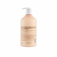 Closeup of Hairitage Length Check Conditioner label highlighting free-from ingredients.
