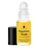 HalalEveryday almizcle egipcio Roll-On, frasco de vidrio con aplicación precisa y duración.