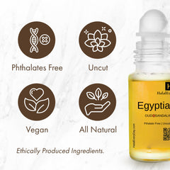 HalalEveryday fragancia en aceite para cabello, aroma sutil.