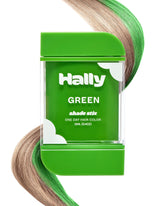 Hally Hair Shade Stix Green wand for quick, mess-free color.